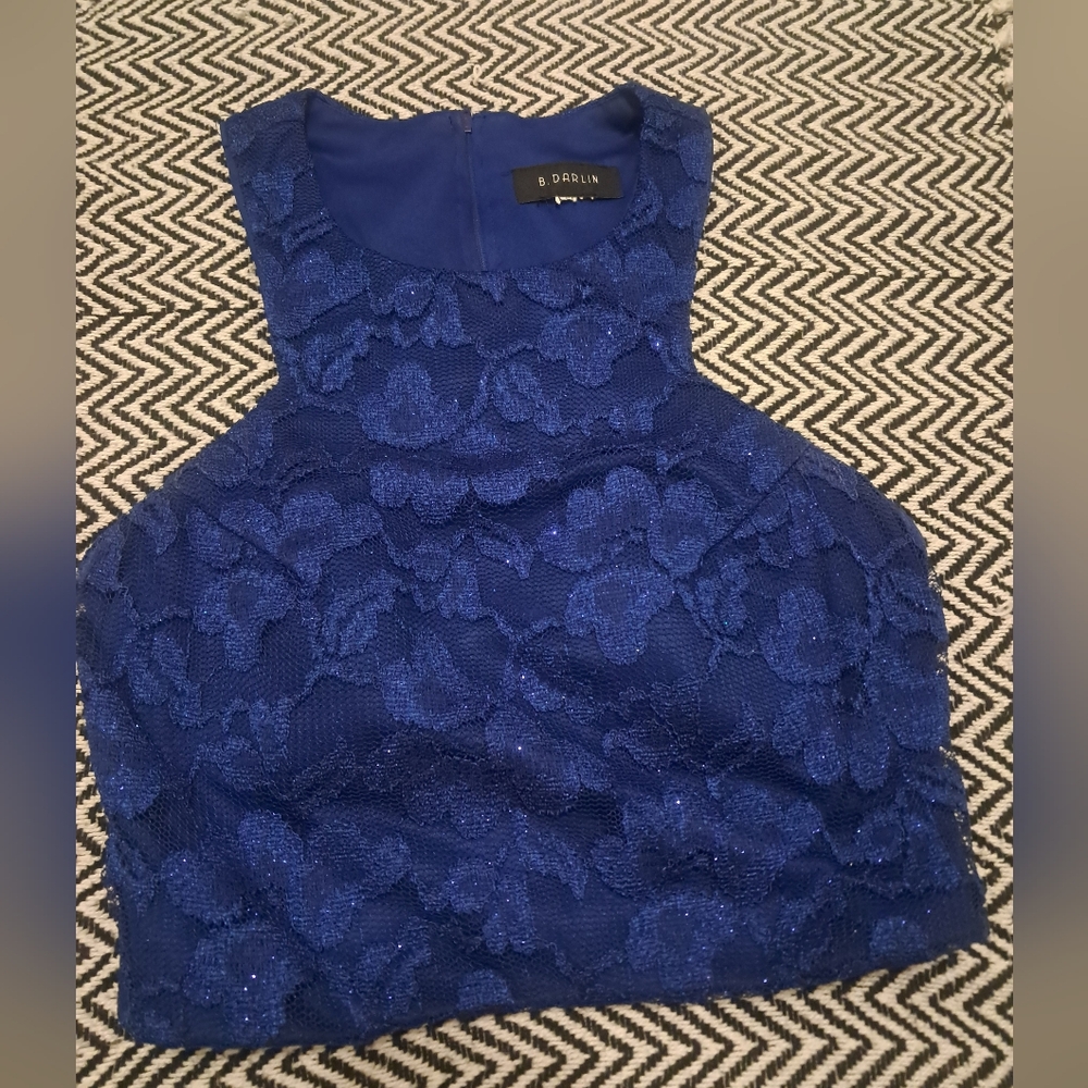B. Darlin Blue Formal Top